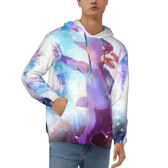 Golduck Men's Graphic Hoodies Novelty Long Sleeve Pullover Hoodie Casual Y2k Unisex Hooded Sweatshirts With Pockets