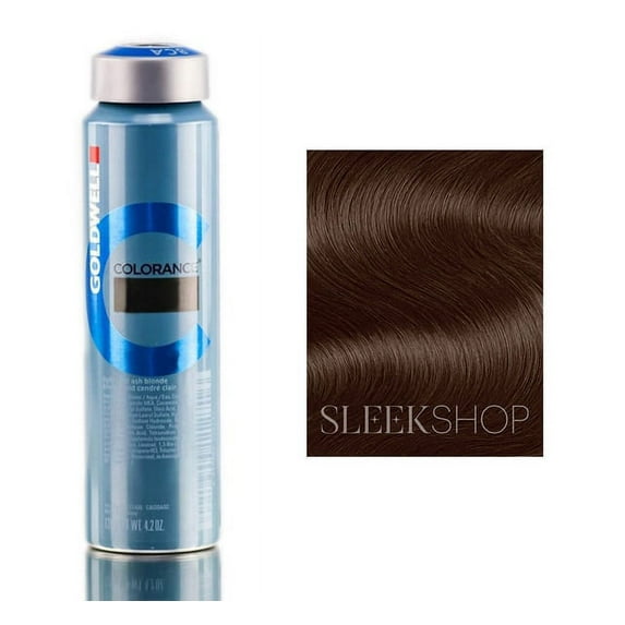 Goldwell Colorance Demi-Permanent Dye Hair Color (4.2 oz. canister), 5RB, Dark Red Beech, Pack of 1 w/ Sleek Teasing Comb