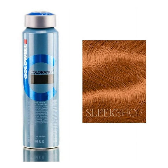 Goldwell Colorance Demi-Permanent Dye Hair Color (4.2 oz. canister), 9KG, Extra Light Copper Gold, Pack of 2 w/ Sleek Teasing Comb