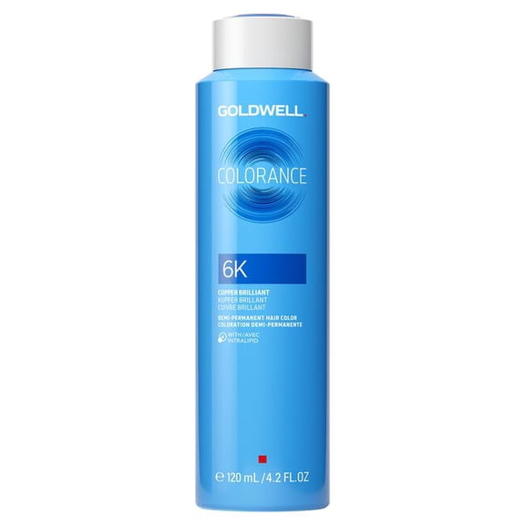 Goldwell Colorance Demi-Permanent Hair Color Canisters 4.2 fl.oz-6K Dark Blonde Copper