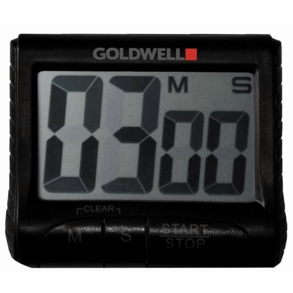 Goldwell Digital Timer  Compact Countdown Timer with Magnetic Back and Easy-Read Display (Up to 99 Min 59 Sec)