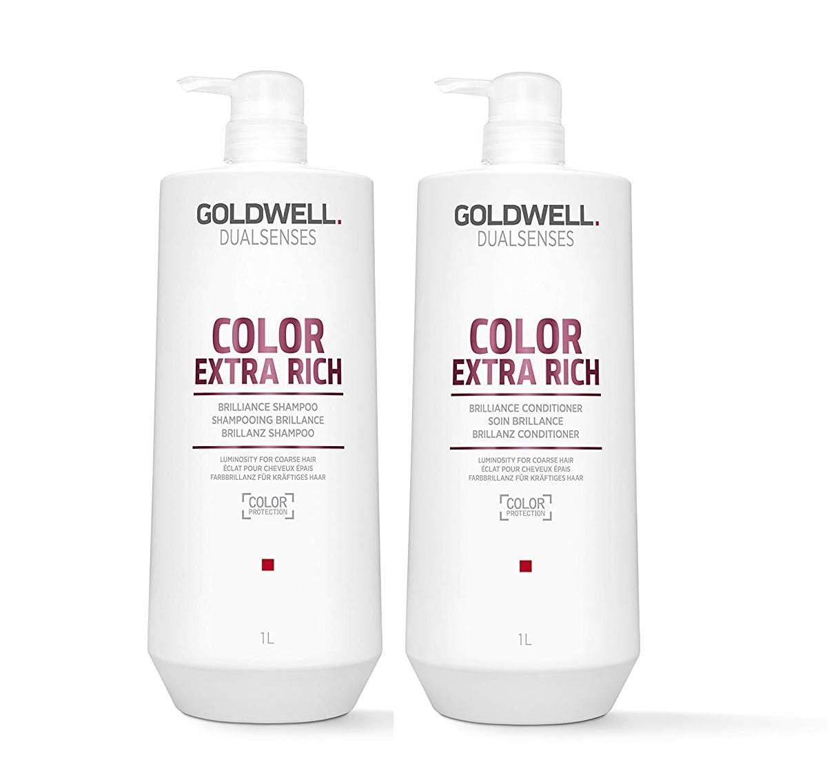 Goldwell Dualsenses Color Rich Brilliance Shampoo & Conditioner Duo Set Liter set - Walmart.com