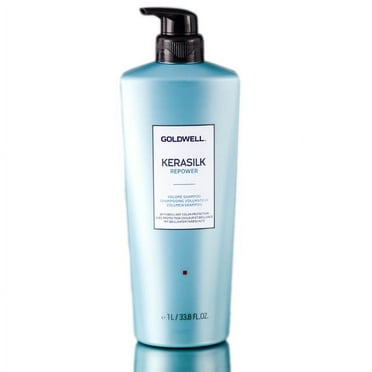 Goldwell Kerasilk Repower Volume Shampoo, 33.8 oz, Pack of 1 w/ Sleek Teasing Comb