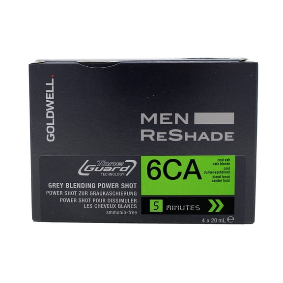 Goldwell Men ReShade Grey Blending Power Shot, 6CA, 4 Pack