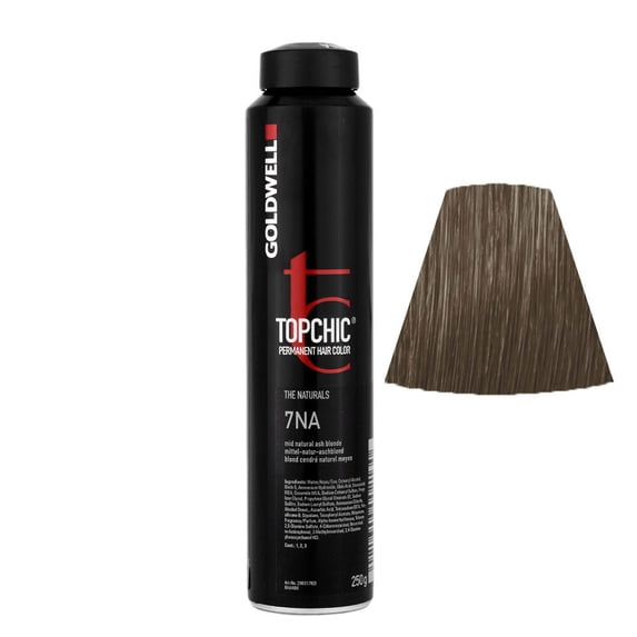 Goldwell Topchic Hair Color (Can) 7NA Mid Natural Ash Blonde 8.6 oz