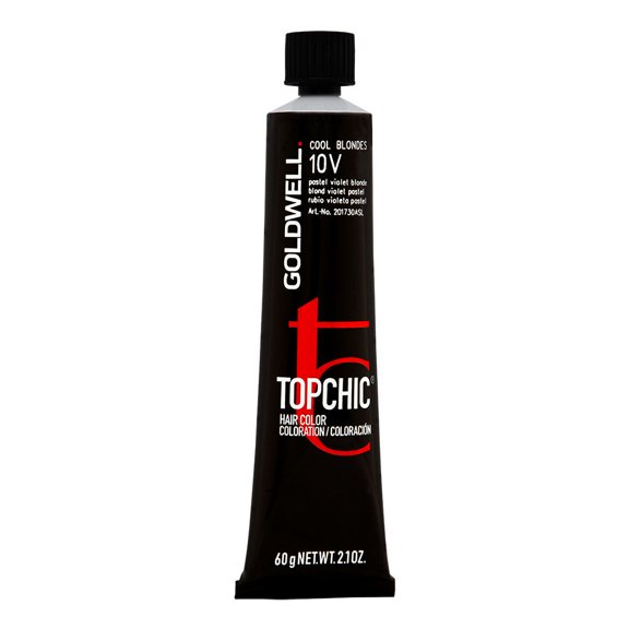 Goldwell Topchic Permanent Hair Color Pastel Violet Blonde 10V 2 oz