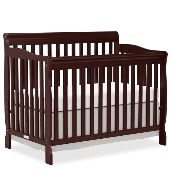 Goldzone Baby Crib 5 in 1 Convertible, Non-Toxic Finishes, Espresso