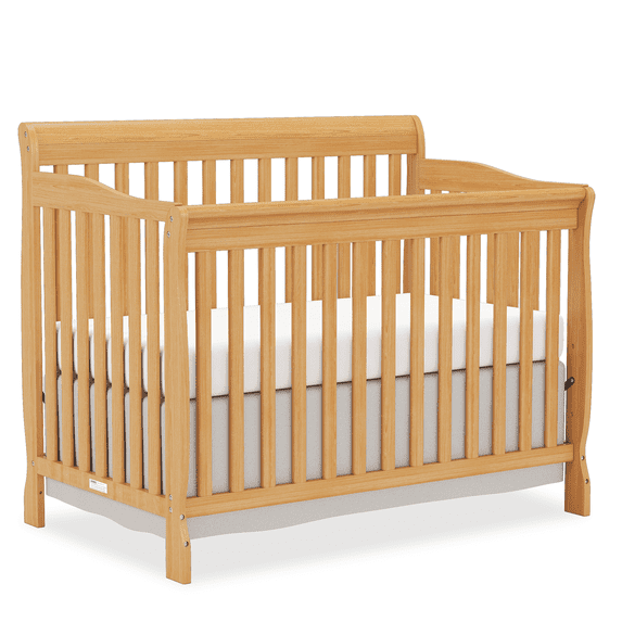 Goldzone Baby Crib 5 in 1 Convertible, Non-Toxic Finishes, Natural