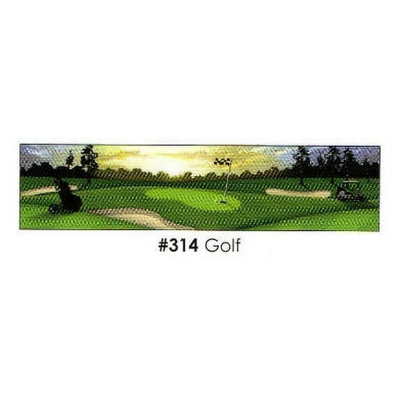 Golf 3 Strips Edible Frosting Photo Cake Border Decoration