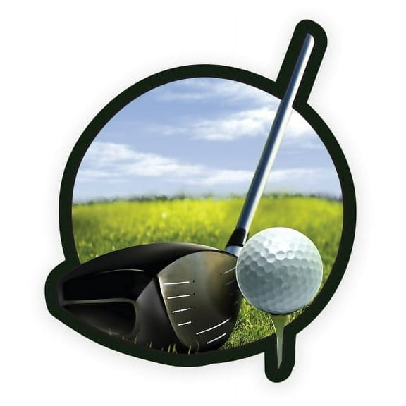 Golf - 3" Vinyl Sticker - For Car Laptop I-Pad Phone Helmet Hard Hat - Waterproof Decal