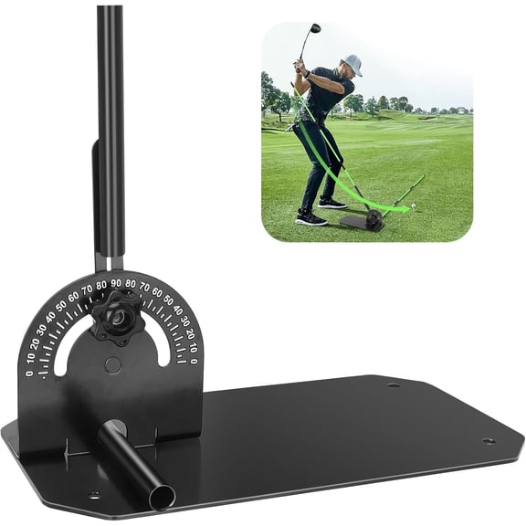 Golf Alignment Holder,Professional Swing Trainer,Golf Swing Plane Trainer Aid for Aiming Putting Swing,Golf Teaching, Multi-Functional for Levels of Golfer