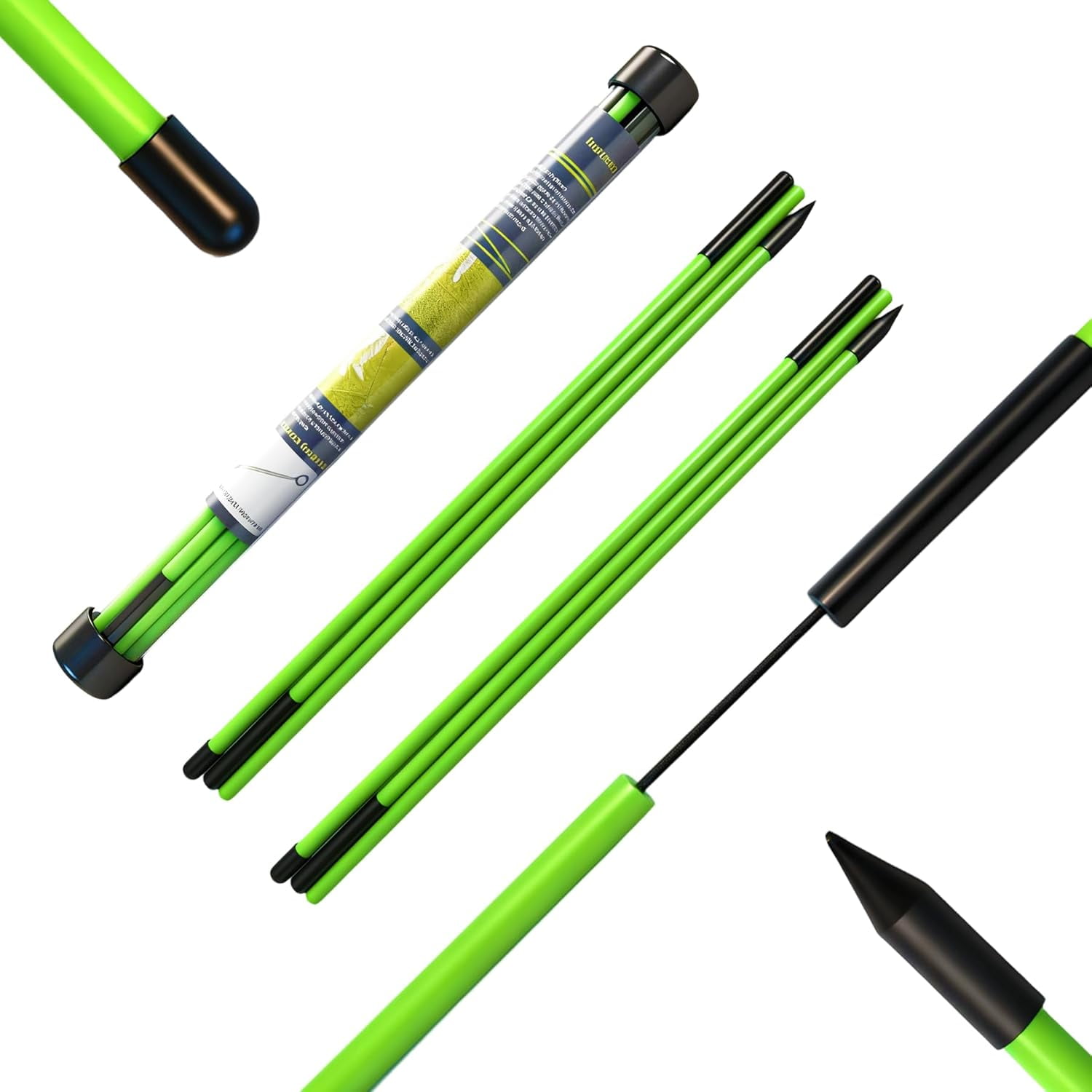 Golf Alignment Sticks, 2 Pack Plastic 49