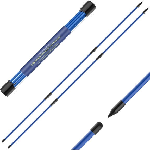 Golf Alignment Sticks 2 Pack,Upgraded 48" Collapsible Alignment Stick Golf Training Aid for Aiming, Putting, Swing Trainer, Golf Training Sticks with Clear Tube Case
