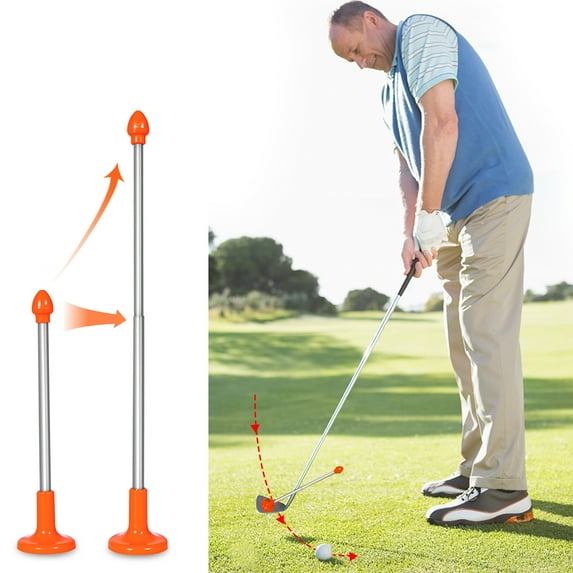 Golf Alignment Sticks, Magnetic Golf Club Alignment Stick Training Aids Accessories Daily Use and Align Your Golf Shot