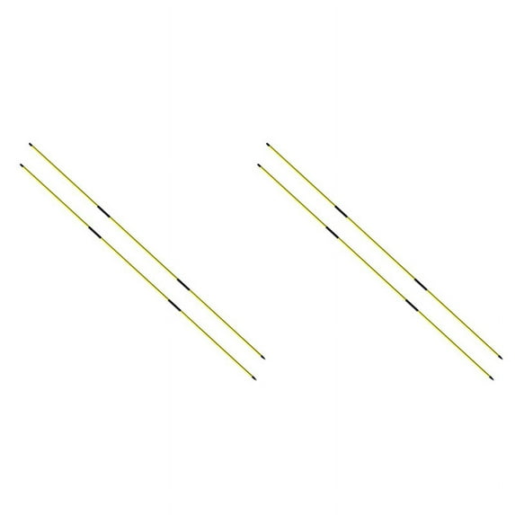 Golf Alignment Sticks Training Aid 4 Pack,3-Section 48 Inch Golf Swing Trainers Foldable Practice Rods Sticks