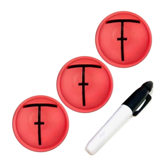 Golf Alignment Tool With Enhances Visibility For Putting Practice And Swing Improvement