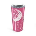 thumbnail image 1 of Golf Aunt 20 oz Stainless Steel Tumbler Double-Wall Insulated with Lid, Pink, 1 of 12