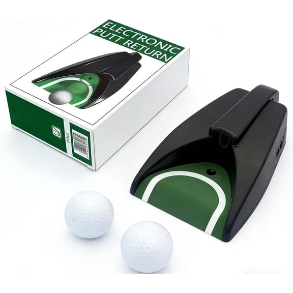 Golf Automatic Putting Machine - Portable - Indoor/Outdoor- Comes with Two Double-Layer Balls