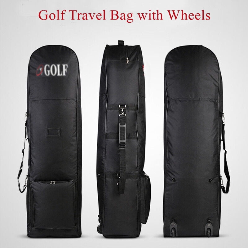 Golf Bag Air Travel Covers Case Golf Club Rolling Protector With
