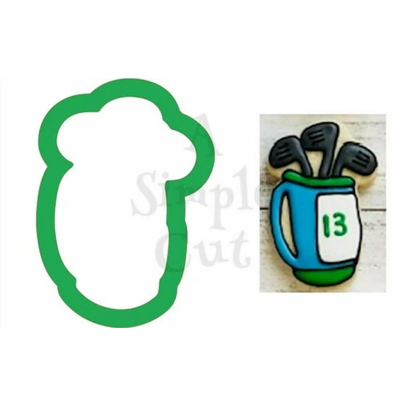 Golf Bag Cookie Cutter