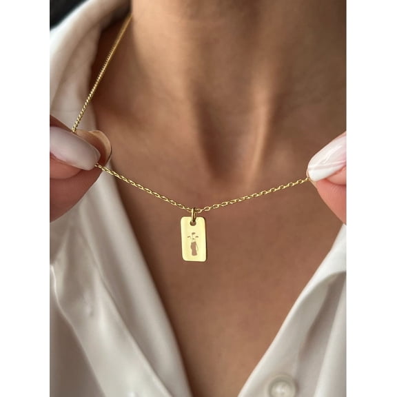 Golf Bag Necklace • 925 Silver Jewelry • Sports Jewelry • Clubs Pendant • Jewelry for Men • Boyfriend Gift • Golf Player Necklace
