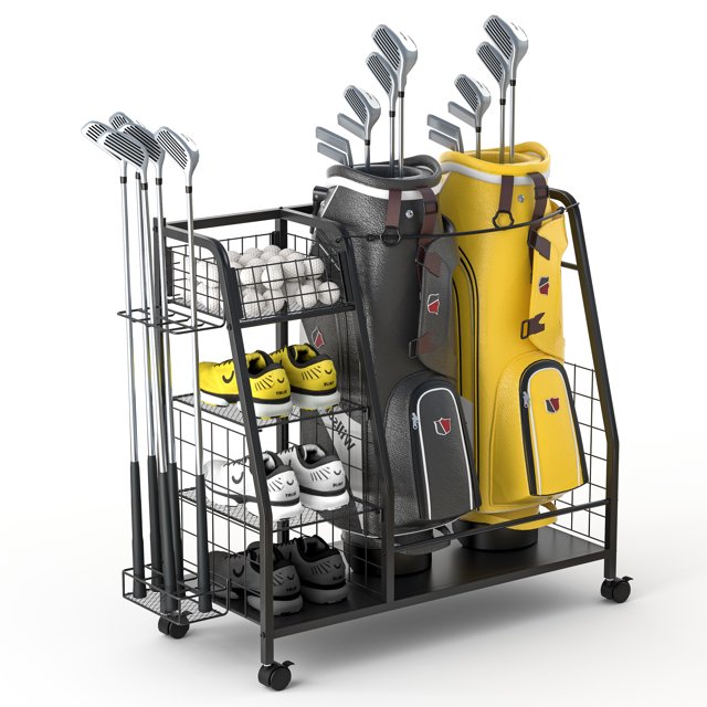 Golf Bag Organizer, Golf Organizer for Garage, Golf Bag Storage Rack