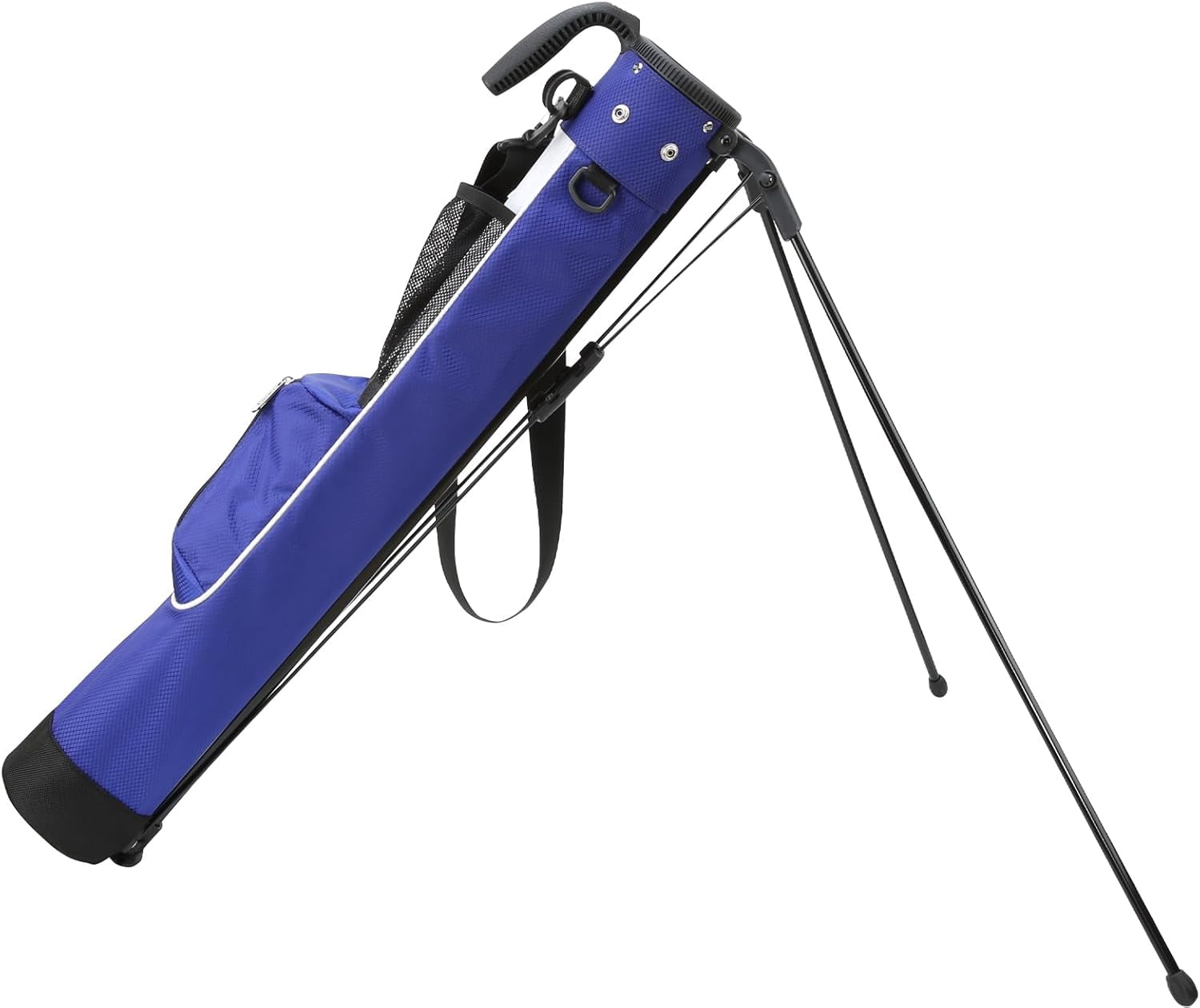 Golf Bag with Stand and Strap - Ultra-Lightweight Pitch and Putt Carry Bag Holds Up to 9 Clubs - Waterproof Driving Range Travel Bag for Par 3 & Executive Courses