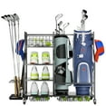 thumbnail image 1 of Golf Bag Storage Garage Organizer, Golf Club Bag Storage Rack, Extra Storage Rack for Golf Clubs, Fit for Garage, Shed, Basement, 1 of 7