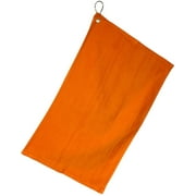 Golf Bag Towel with Clip - Orange