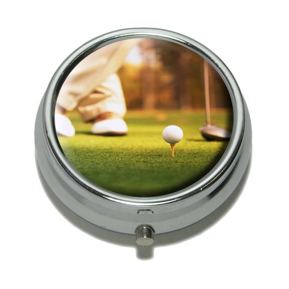 Golf Ball Club - Golfing Pill Box