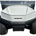 thumbnail image 1 of Golf Ball Design Club Car Tempo Golf Cart Front Name Plate. Fits Club Car Tempo Carts. Custom Made in The USA!! (Golf Ball w/Custom Text), 1 of 3