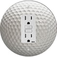 thumbnail image 1 of Golf Ball Design - Round Light Switch Plate Cover - GFI, 1 of 1