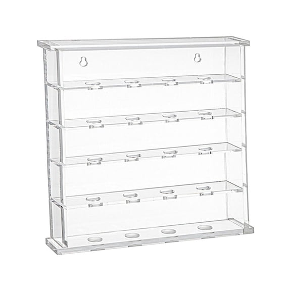 Funtasica Golf Ball Display Case, Golf Ball Holder Storage Golf Club Display Stand, Wall Mount Collectibles Equipment Golf Club Shelf