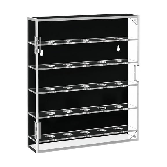 Golf Ball Display Case Wall Rack Holder Acrylic Material Large Capacity for Sports Enthusiasts Collection