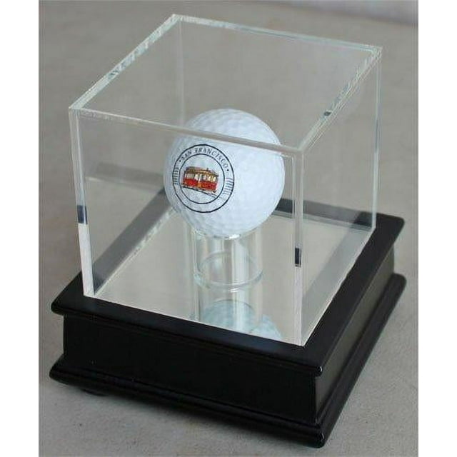 Golf Ball Display Stand Case GB13BLA (Black Stand)