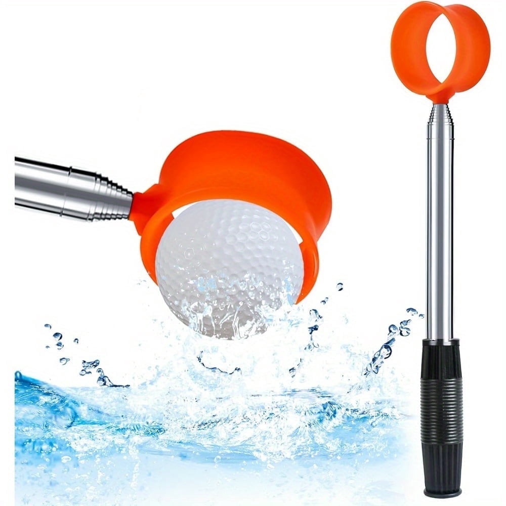 Water Rabber Golf Ball Grabber, Telescopic Water Golf Ball Grabber, 12ft Stainless ...