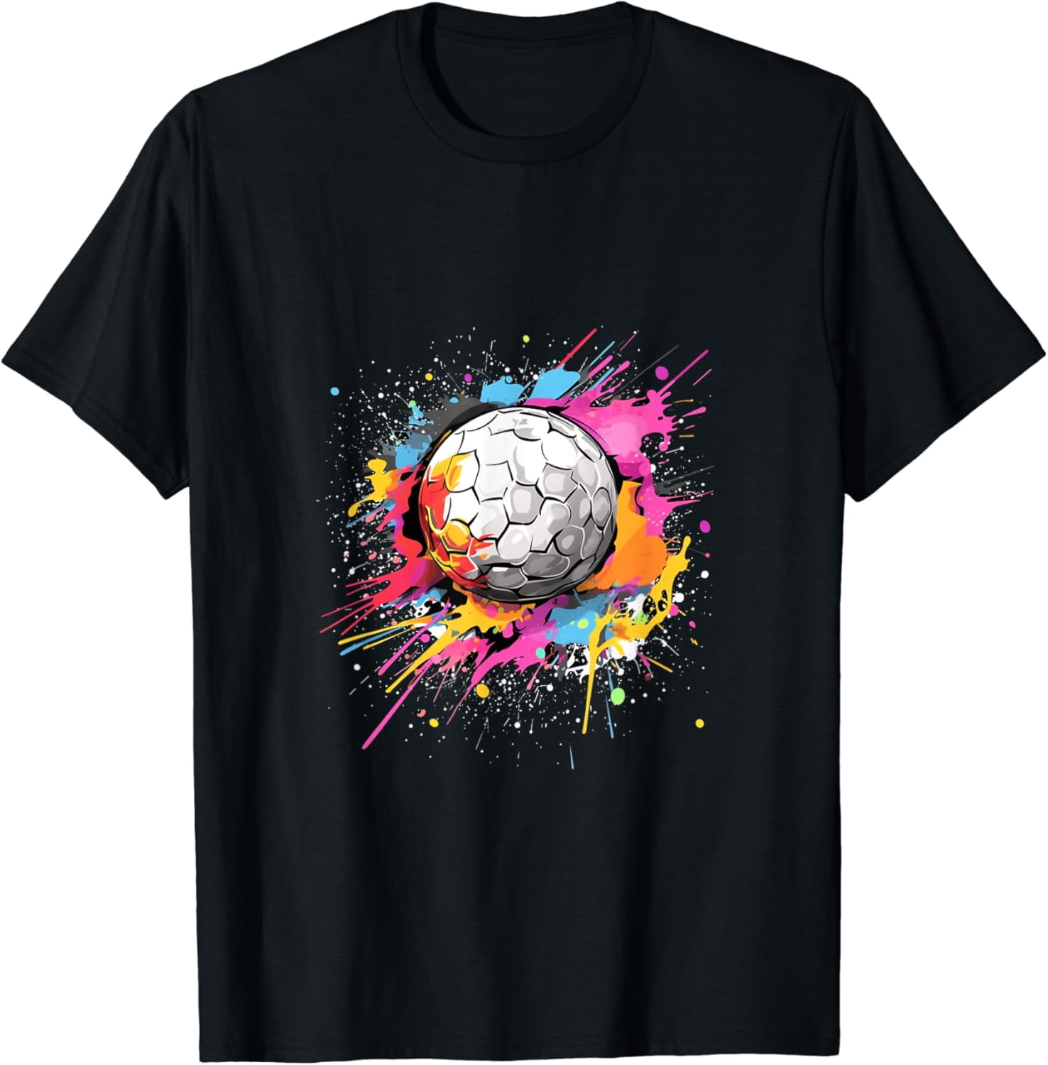 Graffiti Geometric Print Women's Golf Shirts