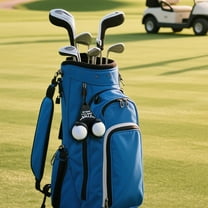 Golf Ball Holder with Clip - Portable Golf Accessory for Bag or Cart - Funny Unique Gift for Men & Women Golfers - Tee Organizer & Ball Storage Solution