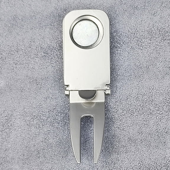 Golf Ball Holder Divot Tool Clip Metal Material Strong Magnet on Course Accessory for Golfers