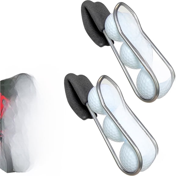 Golf Ball Holder with Quick-Draw Release 2-Pack