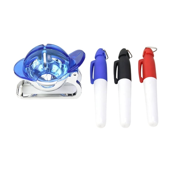 Golf Ball Line Marker With 3 Pen Golf Ball Lines Marking Alignment Tool Putting Position Aid Line Marker Golfs Accessory