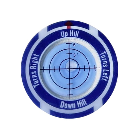 Golf Ball Marker Hat Clip Compact Ball Mark Golf Alignment Reader Tool Golf Gifts Golfer Gift Golf Putting Aid Reader Accessory Useful Blue