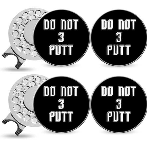 Golf Ball Marker Hat Clip Magnetic Hat Clips Durable Removable Ball Markers Attaches Easily to Cap Gifts for Men Women Golfer