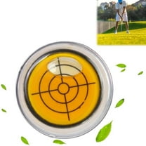 Golf Ball Marker Round Cap Clip Mark with Level Function, Magnet Golf Ball Marker Hat Clip, Golf Ball Marker Level,Magnetic Level Head Golf Marker with Bubble Level, Attaches Easily to Golf Cap