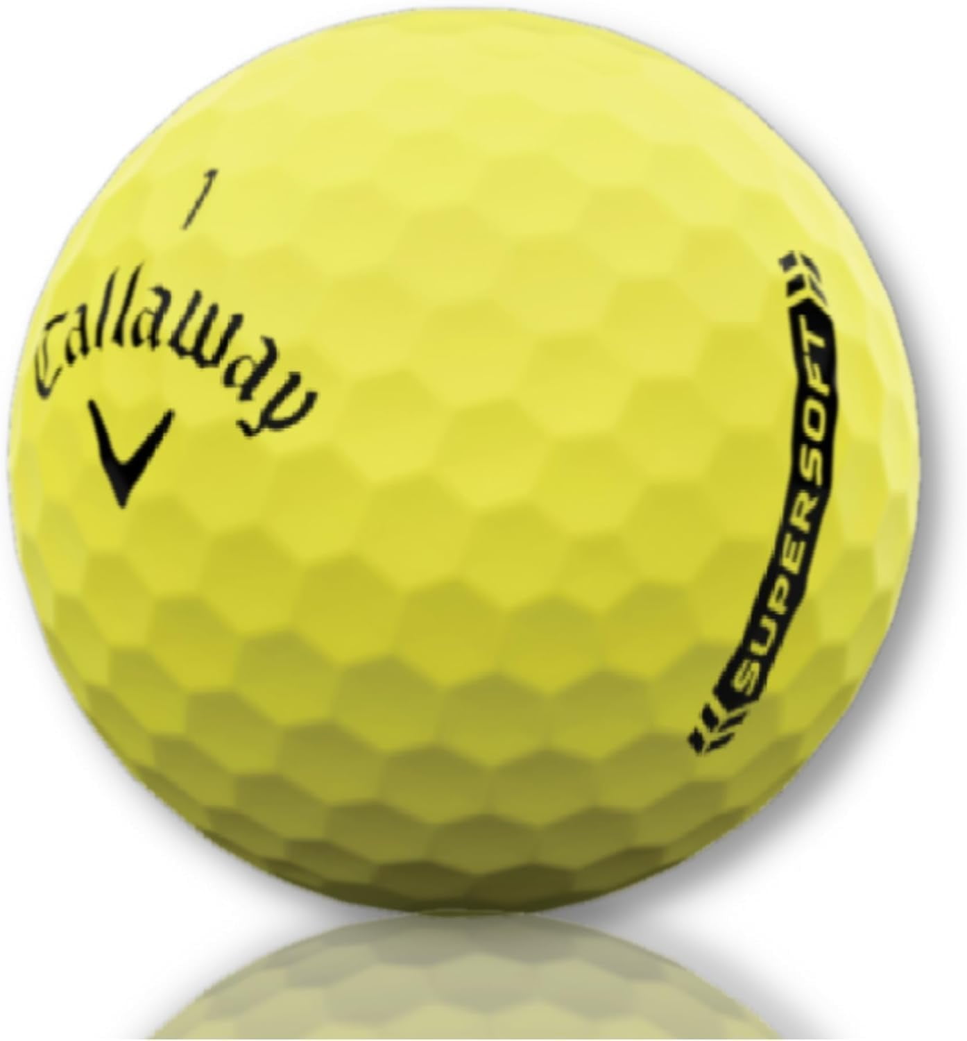 Golf Ball Monkey Cheap Recycled Callaway Supersoft Golf Balls Bulk 50 Pack - 4A / Near Mint Callaway Golf Balls Supersoft Yellow