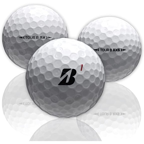 Golf Ball Monkey Cheap Recycled Golf Balls Bridgestone Tour B RX Golf Ball & Tour B RXS Golf Balls White 50 Pack - 4A / Near Mint Golf Balls Bridgestone Tour Golf Balls Recycled for Men and for Women