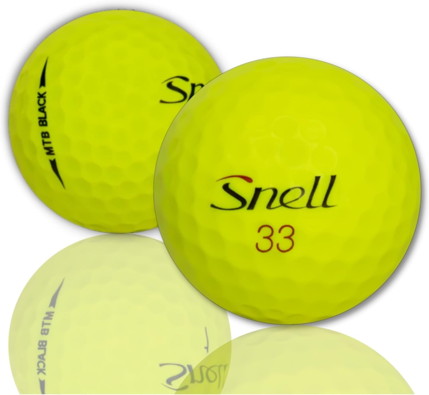 Golf Ball Monkey Cheap Recycled Snell Golf Balls MTB Mix Yellow 72 Pack - 3A / Good Condition Golf Balls Snell My Tour & Snell Black Golf Balls - Snell Recycled Golf Balls White Mix