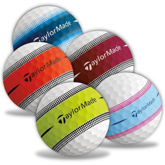 Golf Ball Monkey Cheap Recycled Taylor Made Tour Response Stripe Multi-Color Pack Golf Balls 12 - 5A Mint Taylormade Golf Balls Tour Response Golf Balls Stripe for Men and for Women