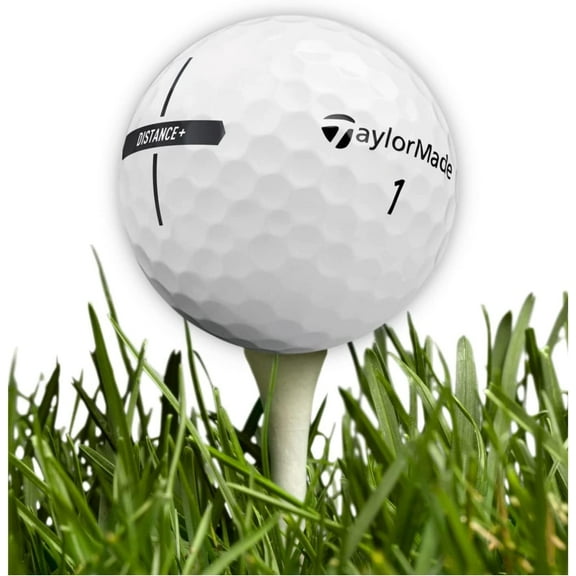 Golf Ball Monkey Cheap Recycled Taylormade Distance Plus Golf Balls White 24 Pack - 4A / Near Mint Taylormade Golf Balls Distance Plus