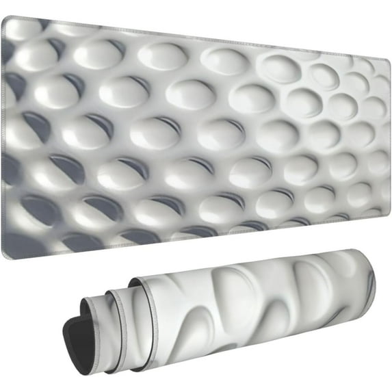 Golf Ball Mouse Pad, Golf Large Big Gaming Mouse Pad Desk Pad, Mousepad with Non-Slip Rubber Base, Extended XXL Mouse Mat for Computer Laptop Office Accessories